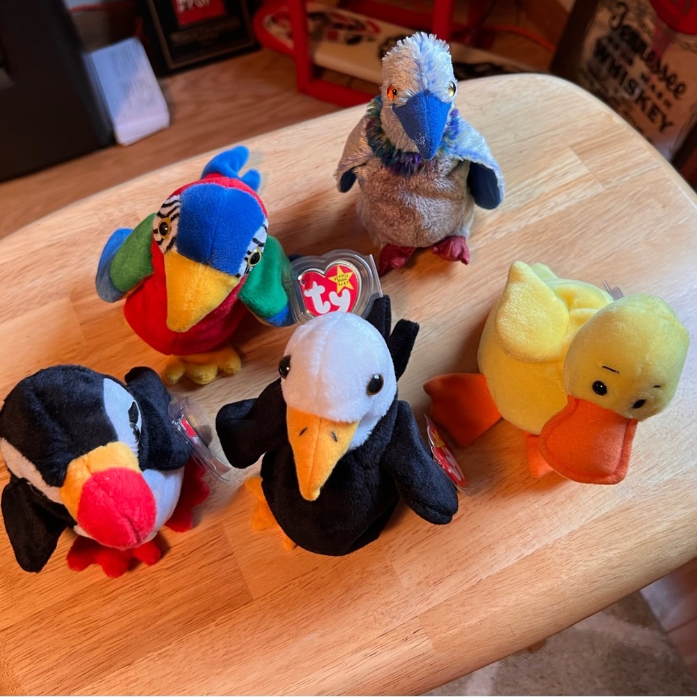 TY Beanie Babies Bundle of Birds (5)